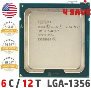Intel Xeon E5-2430L V2 2.40GHz 6-Core 15MB LGA1356 Server CPU Processor SR1B2
