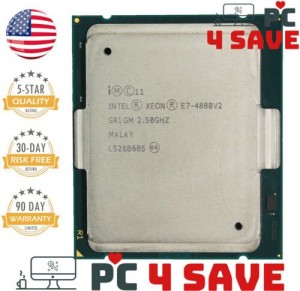 Intel Xeon E7-4880 V2 SR1GM 2.50GHz 37MB 15-Core LGA 2011 Server Processor 130W