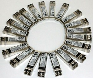 21 HP 8Gb B-Series Short Wave Fibre Channel SFP+ Transceivers AJ716A 468507-001