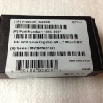 J4858B HP ProCurve GENUINE SFP Gigabit-SX Transceiver NEW SEAL in retail box