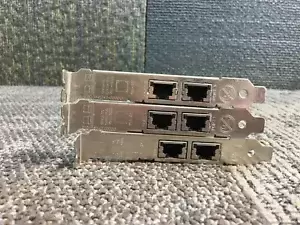 3x Dell Broadcom 1Gb Dual GB Ethernet Server RJ45 Network Adapter Card 0G218C