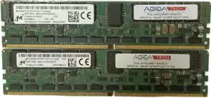 Lot of 2 MICRON 8GB MTA18ASF1G72PF1Z-2G1Y11AA 1RX4 NN4-2133P PIZZZ-02 RAM
