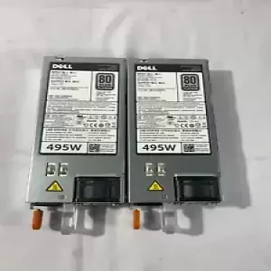 Lot 2 Dell PowerEdge T420 T620 R620 R720 Server Power Supply 495W N24MJ D495E-S0