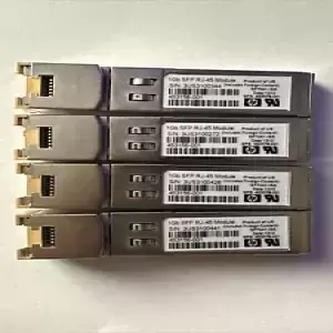 Lot Of 4  HP BLc VC 1Gb SFP RJ-45 Module 453156-001Copper ETHERNET Transceiver
