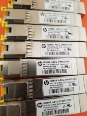HP JD089B 1G SFP HP X120 1G SFP RJ45 T Transceiver