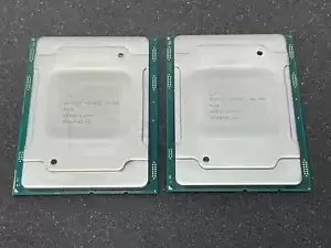 *PAIR* Intel Xeon Silver 4110 Eight Core 2.1GHz 11MB LGA3647 Processor SR3GH