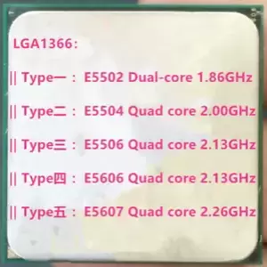 Intel Xeon Quad-Core E5502 E5504 E5506 E5606 E5607 LGA1366 8MB Cache CPU