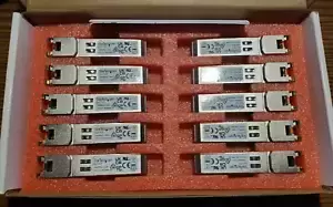StarTech Cisco GLC-T Compatible Gb RJ45 Copper SFP Transceiver Module 10 Pack