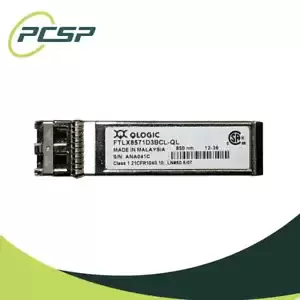 Lot of 8 Qlogic 10G SR/SW SFP+ Transceiver Module 850nm FTLX8571D3BCL-QL