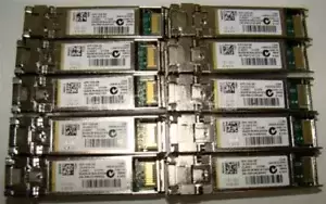 Cisco SFP-10G-SR 10-2415-03 10G 10 Base SFP GBIC Transceiver Modules Lot of 10