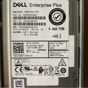 Dell 0X3K83 1.92tb SAS 2.5" 12gb/s SSD