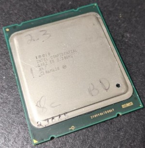 Intel Confidential "Xeon E5" ES Processor QA8Z