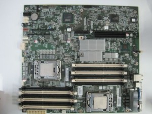 HP Proliant Server System Board 594192-001 w/ 2x SLBV4 Intel 2.4GHz CPU