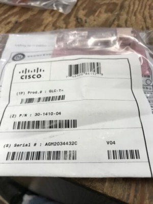 Cisco GLC-T 1000BASE-T SFP Transceiver Module for Rj-45 - Copper