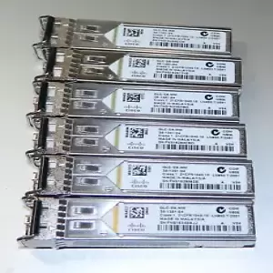 Lot 6pcs GLC-SX-MM Cisco 1000base-sx SFP MMF 850nm Transceiver Modules