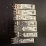Lot of 7x Cisco GLC-SX-MM 1000BASE-SX SFP Transceiver Modules