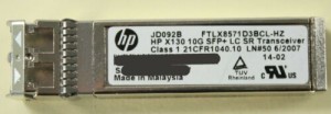 HP X130 10G SFP+SR LC JD092B Transceiver Module FTLX8571D3BCL-HZ