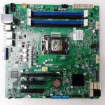 1pc used Supermicro X10SLM-F 6GB/s E3-1200 V3 C224 server mainboard