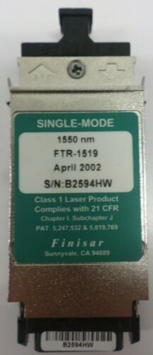 Finisar FTR-1519 Long Wavelength GBIC 1000Base-ZX Transceiver 1550nm