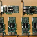 Lot of 6 HP NC360T 412651-001 PCIe Gigabit Dual Server Network Card