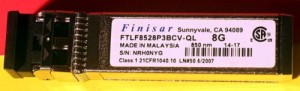 FINISAR QLOGIC FTLF8528P3BCV-QL 8GB SFP TRANSCEIVER 2xAvailable