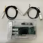 HP NC552SFP 10Gb 2-port Ethernet Server Adapter 614203-B21 614506-001 2* 1M SFP+