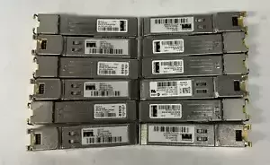 LOT OF 12 Cisco GLC-T 1000Base-T SFP Transceiver Module RJ-45 30-1410-03