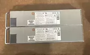 2 Supermicro PWS-741P-1R 1U 740W PSU 80 Plus Platinum Switching Power Supply