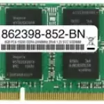 862398-852 - HP Compatible 8GB PC4-19200 DDR4-2400MHz 2Rx8 1.2V ECC SODIMM