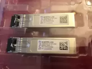 2 PCS. LINXIT 3CSFP91 SFP 1000 Base-SXTransceivers HP COMPATIBLE