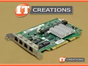 LOT OF 4 HP NC375I NIC 1GBASE-T QUAD PORT RISER NETWORK INTERFACE 491838-001