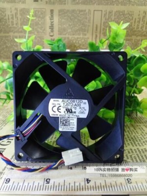 Delta AUC0812D 80*80*25mm 12V 0.7A 4-pin pwm For Dell P/N TJ5T2-A00 server fan #