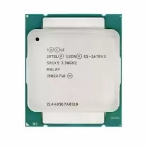 Used SR1XS Intel Xeon Processor E5-2670V3 Twelve Core 2.30GHz 9.6 GT/s CPU