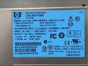 HP HSTNS-PD14 SWITCHING PSU DPS-460EB A 499250-101 499249-001 511777-001