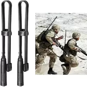 2x Foldable CS Tactical Dual Band VHF 28.3inch Antenna for Baofeng BF-F8HP UV-5R