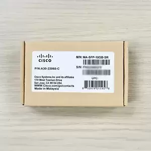 Cisco Meraki MA-SFP-10GB-TX 10G SFP+ Copper RJ45 80m Transceiver Module