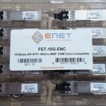 Cisco Compatible Transceivers - ENET FET-10G-ENC - NEW 10 PACK