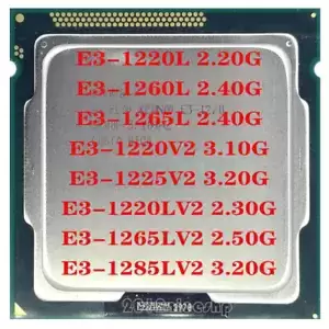 Intel Xeon E3-1220L E3-1260L E3-1265L E3-1220V2 E3-1225V2 E3-1220LV2 CPU