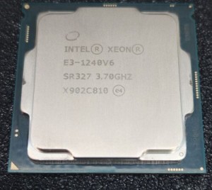 Intel Xeon E3-1240 V6 Processor Quad/4 Core  3.7GHz 8MB SR327 2JD79
