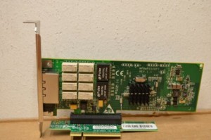 Silicom Dual Port Gigabit Ethernet Bypass Server Adapter PEG2BPI & RISER CARD