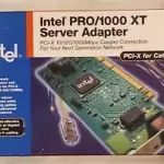 Intel Pro/1000 XT Server Adapter 837781 PWLA8490XT PCI-X CAT5 Single Port