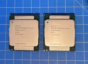 Pair 2x Intel Xeon E5-2630 V3 2.40GHz 20M 8-Core LGA 2011-v3 Server Processor