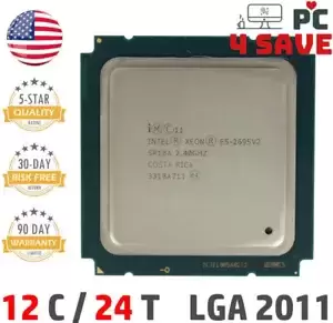 Intel Xeon E5-2695 V2 SR1BA 2.4GHz ~ 3.2GHz 30M 12-Core LGA 2011 Server CPU 115W