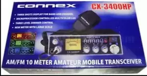 NEW CONNEX CX3400HP 10 Meter Amateur Mobile Radio PRO TUNED HI POWER LOUD TALKN