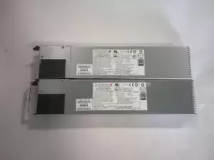 *Lot Of 2* Supermicro PWS-1K62P-1R 1620W 80 Plus Platinum Redundant PSU