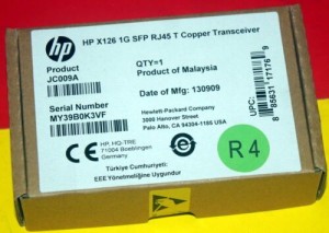 JC009A - NEW HP X126 AVAGO ABCU-5700RZ-TP1 1G RJ45 Copper Transceiver 10xAvailab