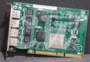 73P5219 IBM Quad-Ports RJ-45 1Gbps Gigabit Ethernet PCI-X Server Network Adapter