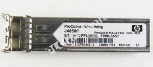 HP ProCurve J4858C X121 1G SFP LC SX Genuine Transceiver 1-P No Bale Clasp Cover