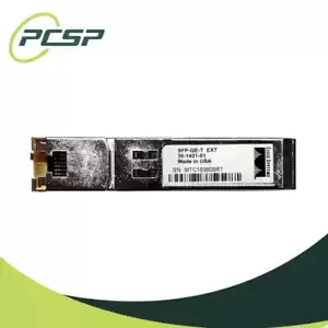 Lot of 4 Cisco SFP-GE-T EXT 1000BASE-T Copper SFP RJ-45 Transceiver 30-1421-01