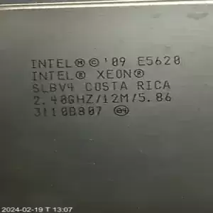 INTEL 09 E5620 INTEL XEON 2.40GHZ